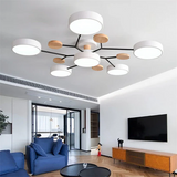 Nordic Branched Disc LED Ceiling Light - Sophisticated Design & Cozy Illumination 1