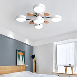 Nordic Branched Disc LED Ceiling Light - Sophisticated Design & Cozy Illumination 8