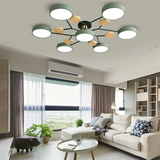 Nordic Branched Disc LED Ceiling Light - Sophisticated Design & Cozy Illumination 9