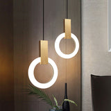 Nordic Ring LED Pendant Light - Modern Kitchen Pendant Lighting, Adjustable 1