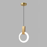 Nordic Ring LED Pendant Light - Modern Kitchen Pendant Lighting, Adjustable 9