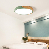 Nordic Wooden Macaroon LED Ceiling Light Fixture - Scandinavian Design 5