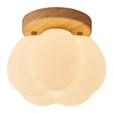 Pumpkin Flush Mount Ceiling Light - LED Fixture with Unique Design 7
