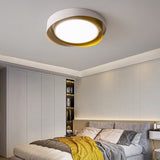 Quinn Modern Flush Mount Ceiling Light - Minimalist LED Fixture in White 5