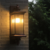Retro Rectangular Outdoor Wall Light - Vintage Style Illumination 2