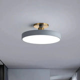 Scandinavian Style Round Flush Mount LED Ceiling Light Fixture - Acrylic Design 5
