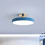 Scandinavian Style Round Flush Mount LED Ceiling Light Fixture - Acrylic Design 7