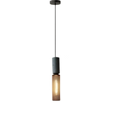 Shane - Industrial Pendant Light with Iron and Concrete Design 0