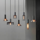 Shane - Industrial Pendant Light with Iron and Concrete Design 1