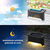 Solar LED Wall Lights - Automatic Outdoor Lighting for Garden & Patio 2