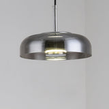 Solara Modern Brass and Glass Pendant Light with Integrated LED 5