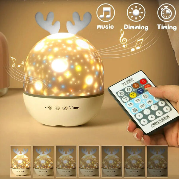 Starry™ Night Light Projector for Kids - 6 Lighting Effects & 360° Rotation 1