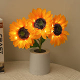 Sunflower Lamp - Nature-Inspired LED Light for Warm Ambience 0