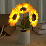 Sunflower Lamp - Nature-Inspired LED Light for Warm Ambience 2
