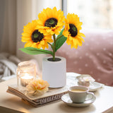 Sunflower Lamp - Nature-Inspired LED Light for Warm Ambience 4