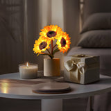 Sunflower Lamp - Nature-Inspired LED Light for Warm Ambience 7
