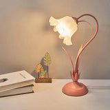Vintage Flower Table Lamp - Adjustable Arm Bedside Table Lamp for Elegant Lighting 2