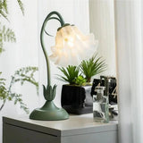 Vintage Flower Table Lamp - Adjustable Arm Bedside Table Lamp for Elegant Lighting 7