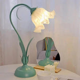 Vintage Flower Table Lamp - Adjustable Arm Bedside Table Lamp for Elegant Lighting 9