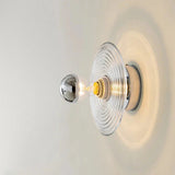 Vintage LED Glass Wall Sconce - Elegant Ambient Lighting Fixture 0