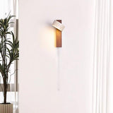 Wabi Sabi - Off-white Travertine LED Wall Light with Rotating Feature 4