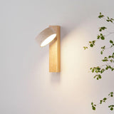 Wabi Sabi - Off-white Travertine LED Wall Light with Rotating Feature 5