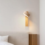 Wabi Sabi - Off-white Travertine LED Wall Light with Rotating Feature 8